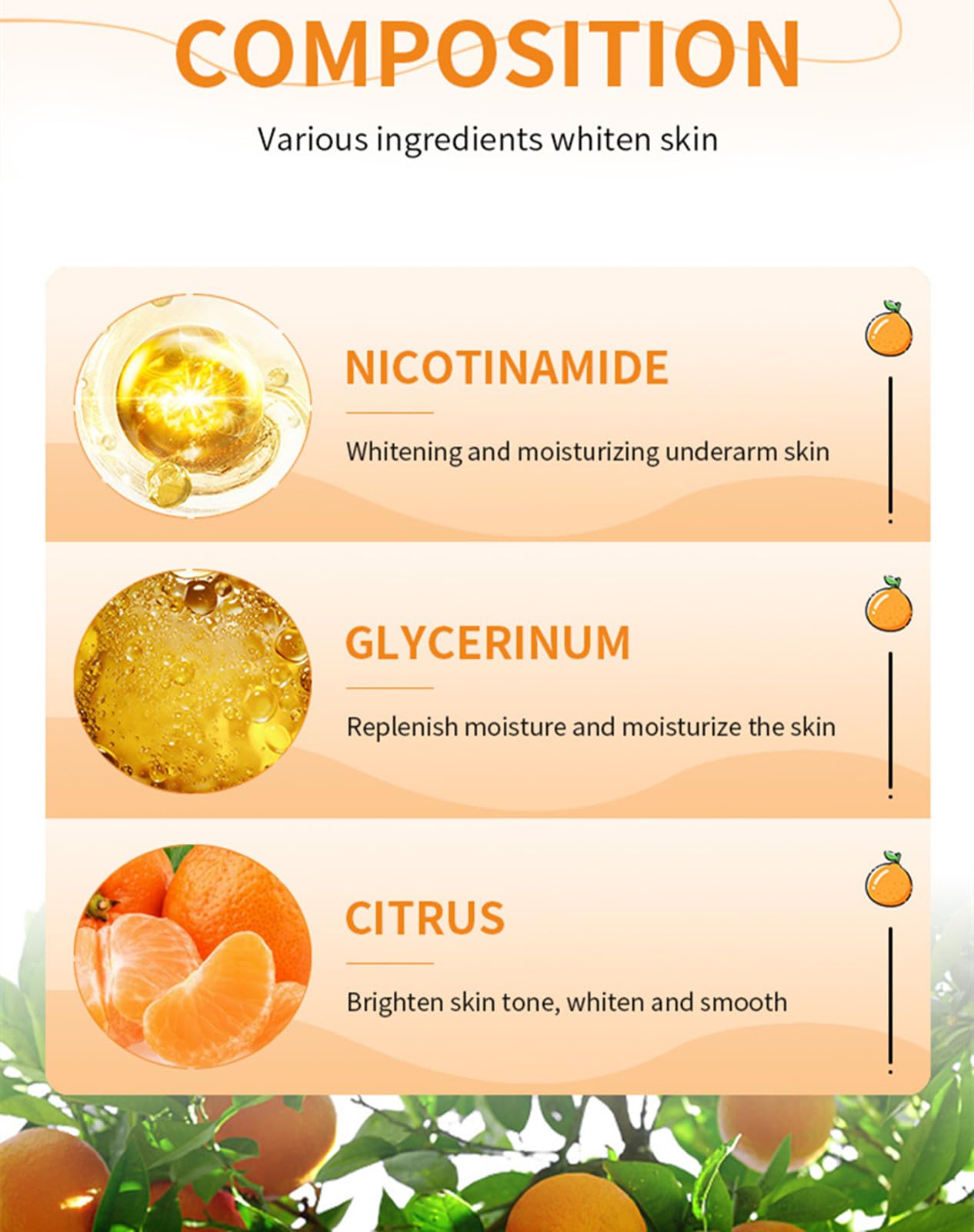 Go Ho Vitamina C crema rodillas, piel más clara y uniforme.