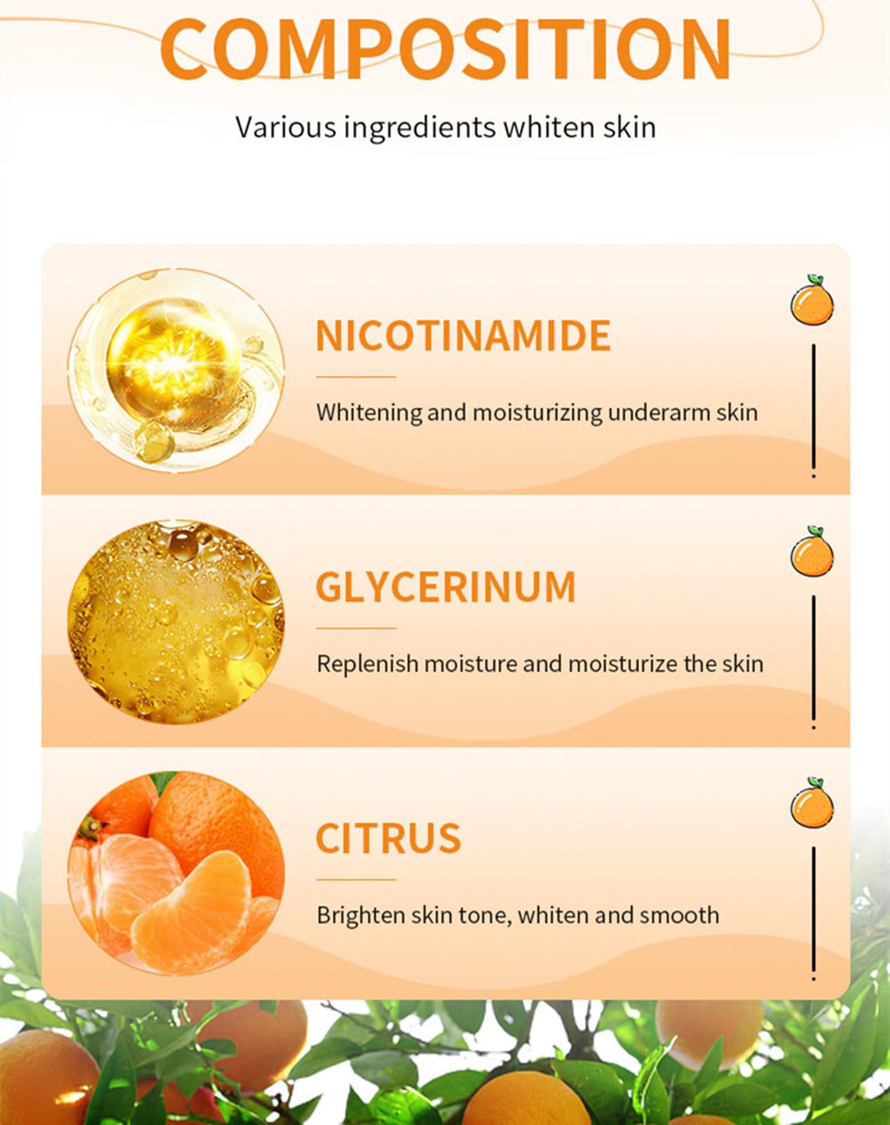 Go Ho Vitamina C crema rodillas, piel más clara y uniforme.
