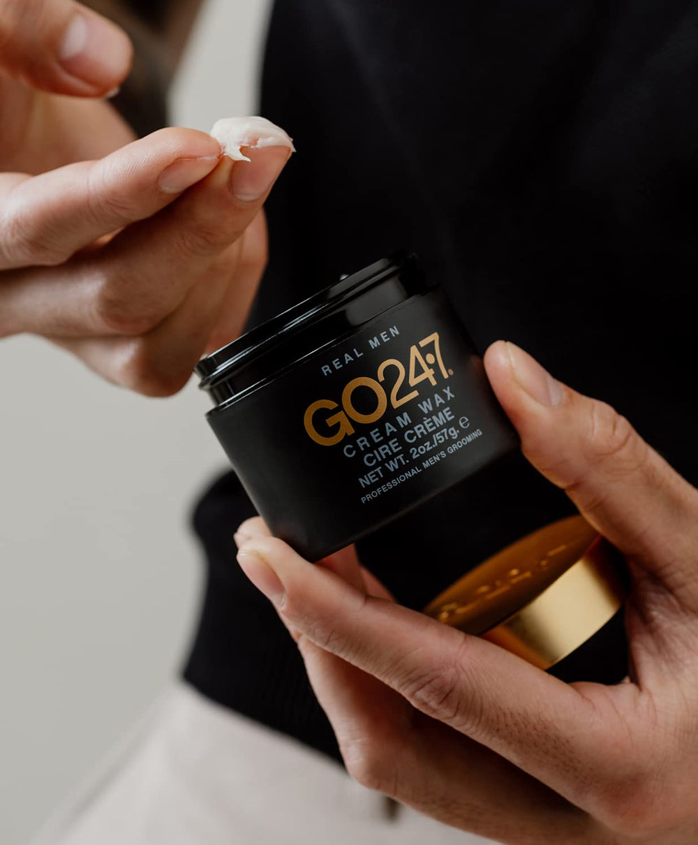 GO247 Crema Cera ideal para cabello corto y medio con fijación moderada