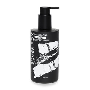 Godefroy Silver Fox champu-barba-cabello Frasco: limpieza suave para piel y vello.