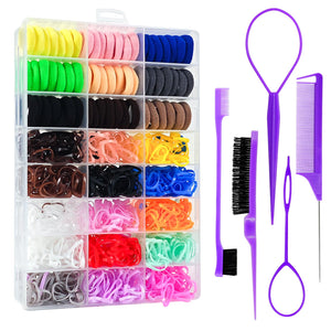 Goffing: bandas elásticas coloridas para peinados duraderos