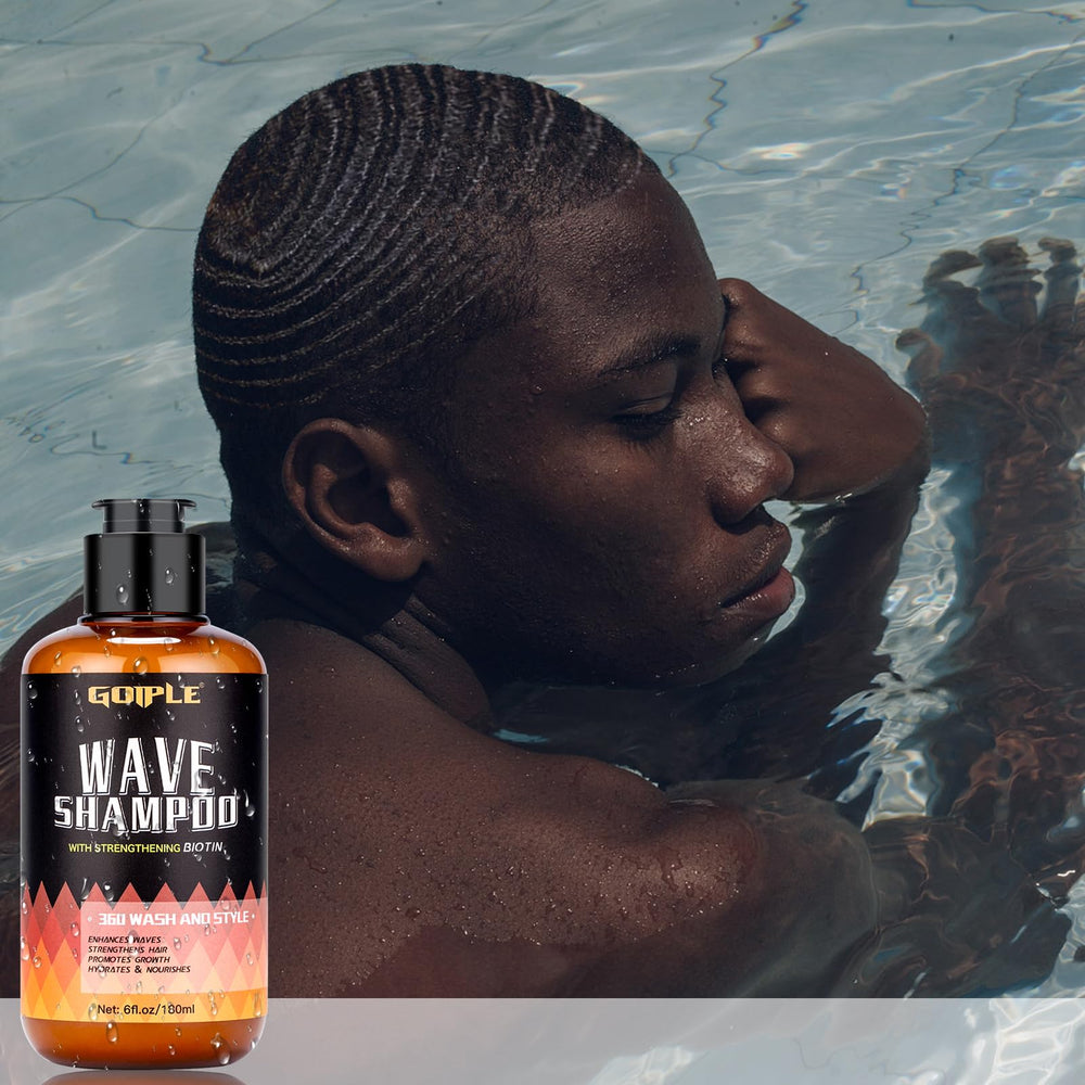 Goiple 360 Waves Shampoo brillo natural y vitalidad en cada hebra.