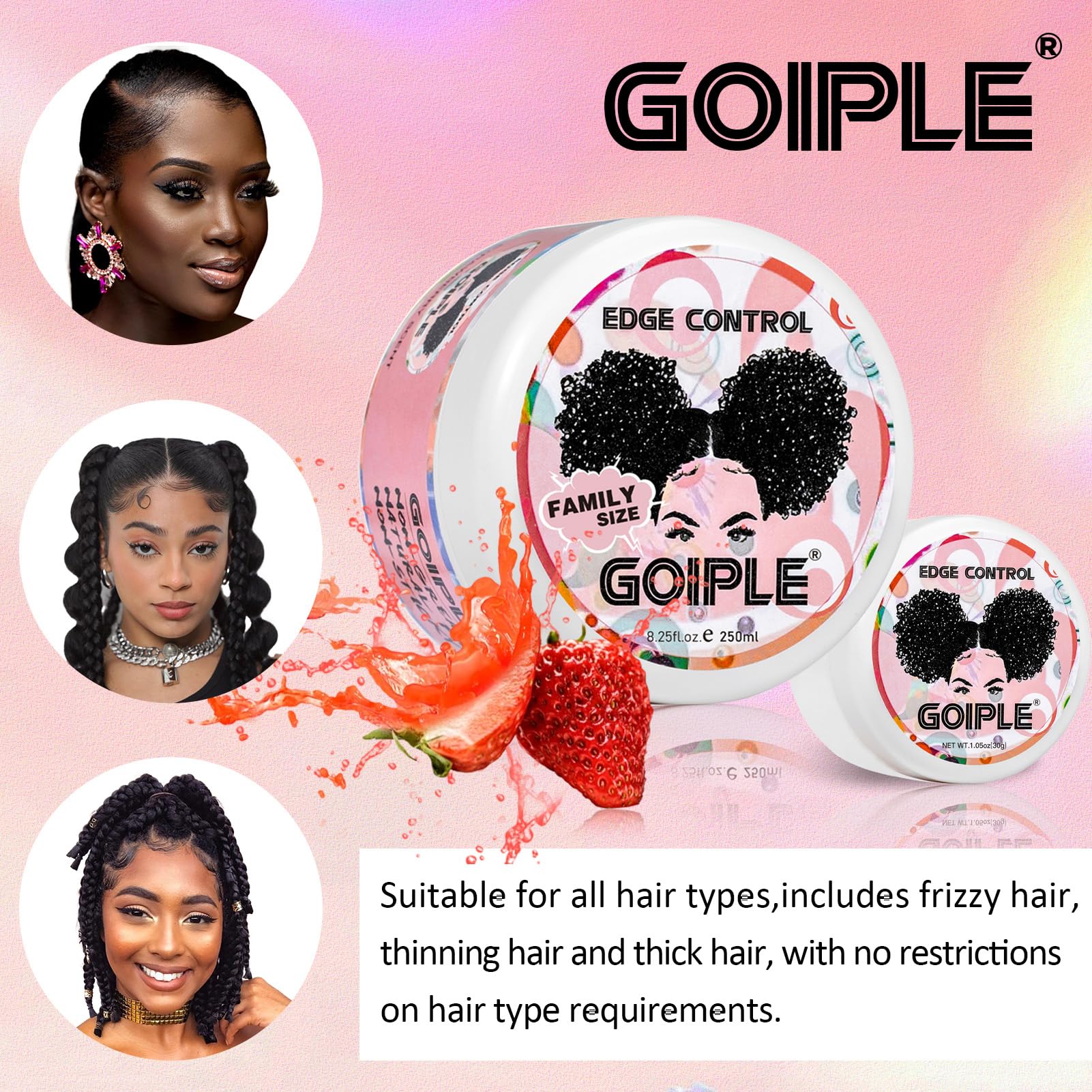 Goiple apto para todos los tipos de cabello y texturas