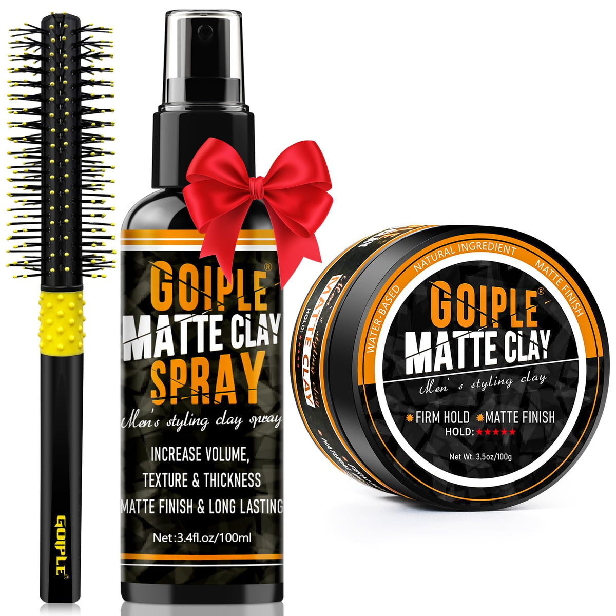 Goiple: botella de spray texturizante arcilla mate para definición natural.