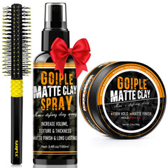 Goiple: botella de spray texturizante arcilla mate para definición natural.