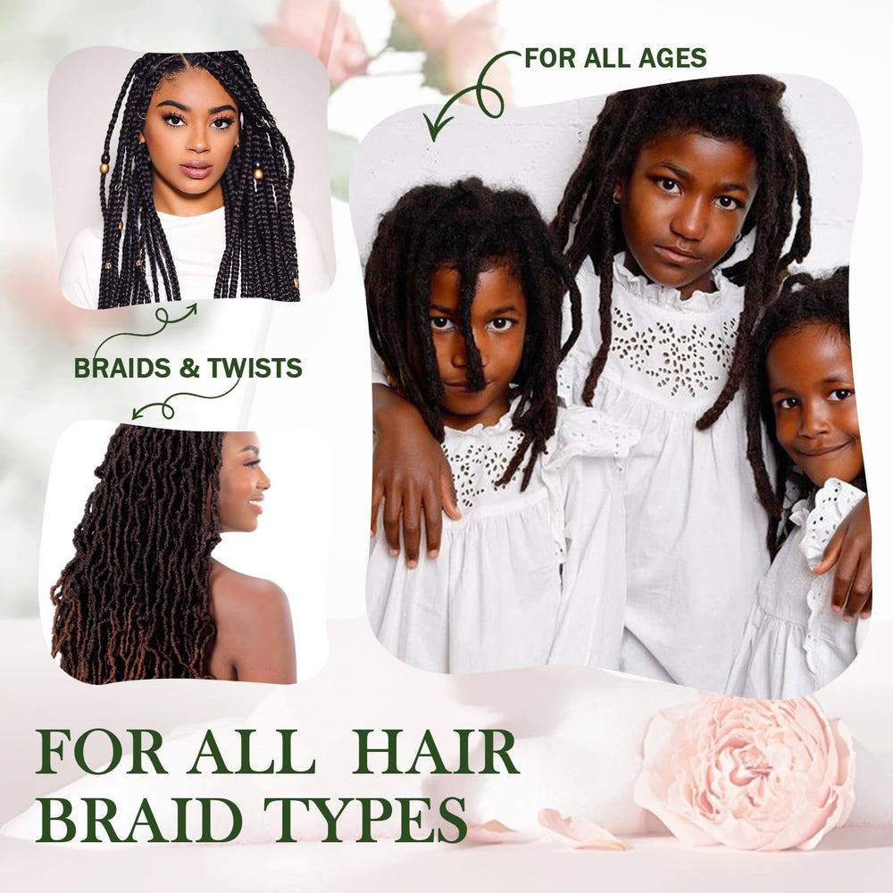 Goiple Braid Spray Rosa Menta para trenzas de caja con cuidado suave