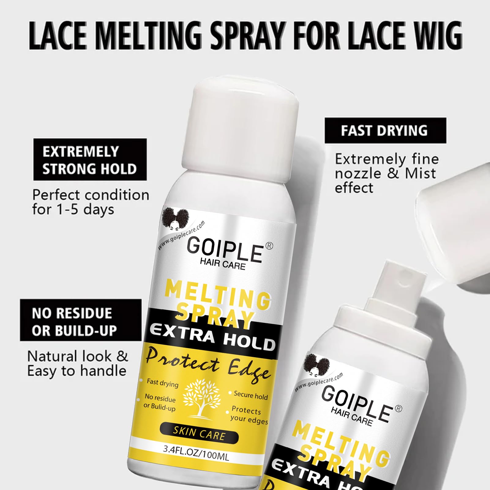 Goiple Cera de control de borde 1.06 oz crea líneas limpias.