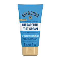 Gold Bond crema para pies, botella-4oz, hidratación profunda.