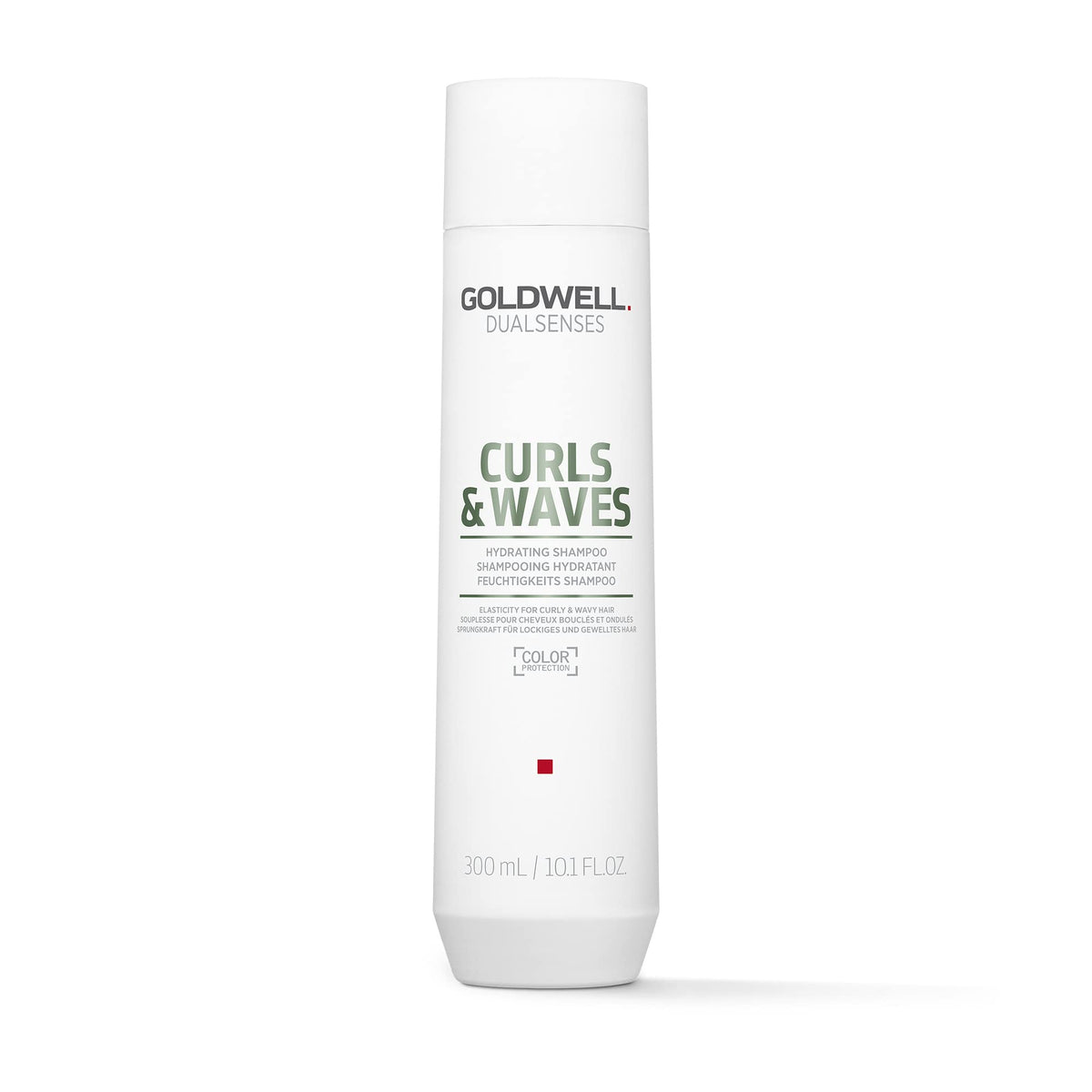Goldwell Dualsenses Curls & Waves, botella, hidratación suave para rizos definidos.
