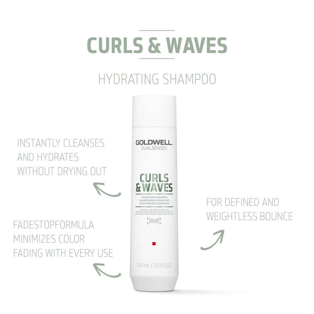 Goldwell Dualsenses Curls & Waves, espuma de lavado, limpieza respetuosa para rizos.