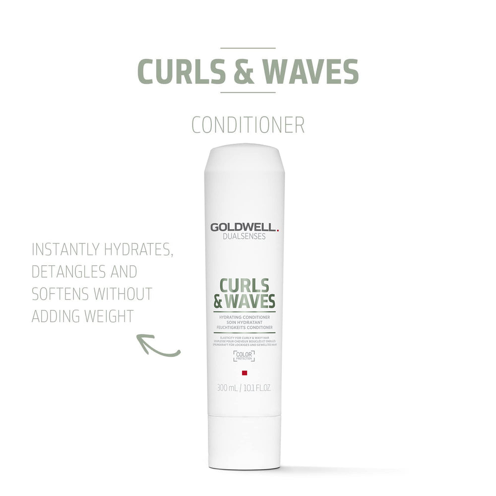 Goldwell Dualsenses para Rizos y Ondas: envase trasero, ingredientes microproteínas.