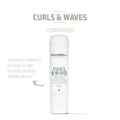 Goldwell Dualsenses para Rizos y Ondas: envase trasero, ingredientes microproteínas.