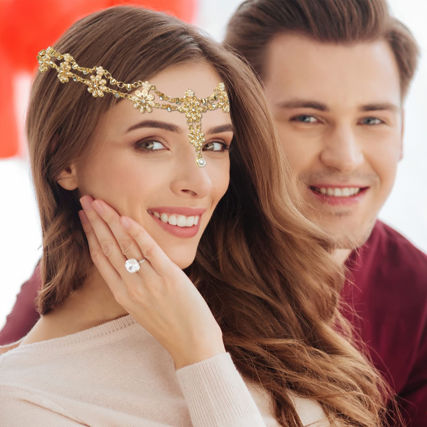 Gonioa toque glamuroso para fiestas, realza cualquier peinado.