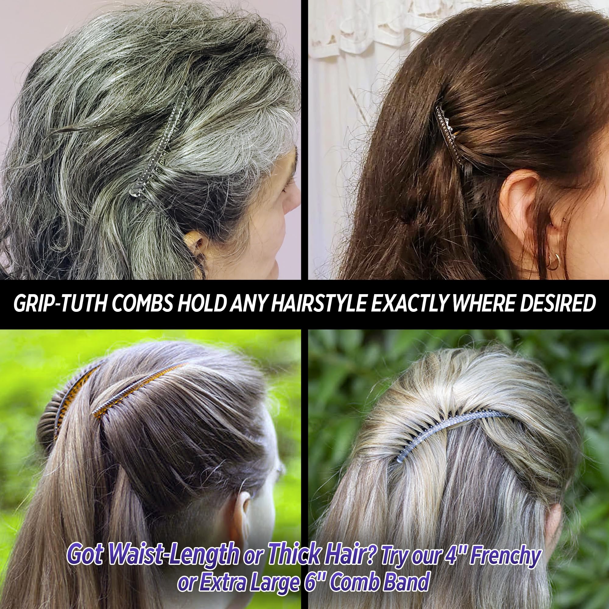 Good Hair Days Grip-Tuth, ideal para crear estilos clásicos o modernos en cualquier ocasión.