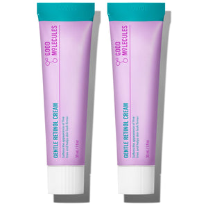 Good Molecules Gentle Retinol Cream frente al envase, ideal para rutina nocturna suave.
