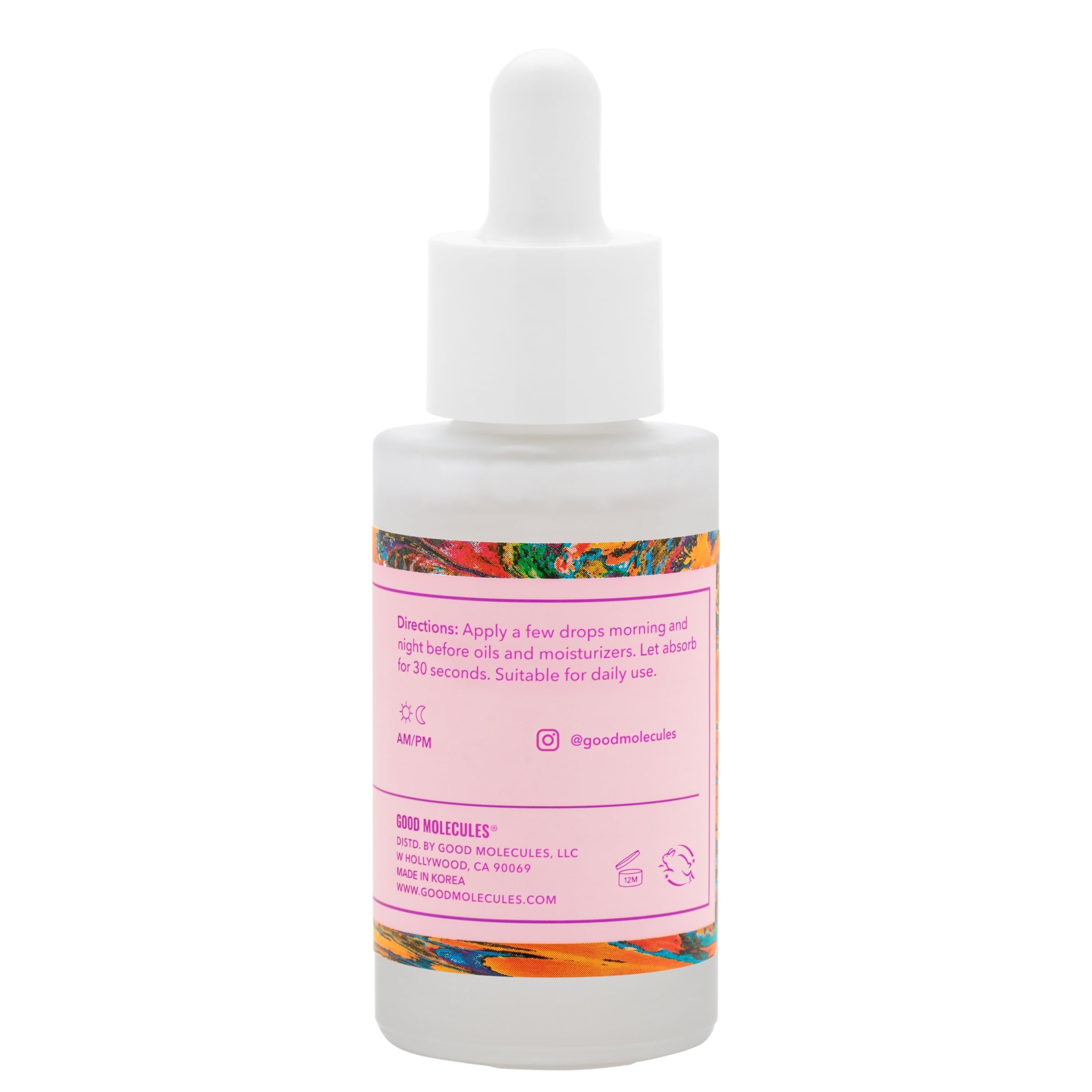 Good Molecules serum, envase-duo pensado para hidratación continua