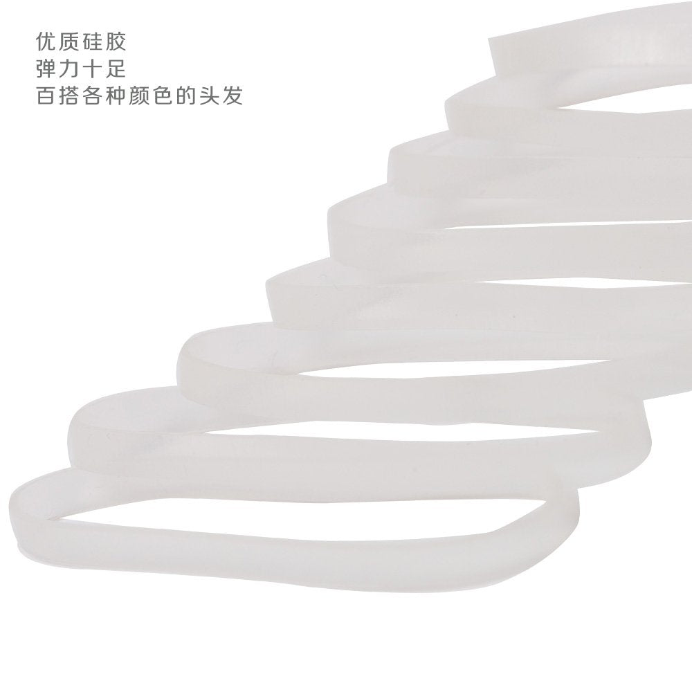 GOODY elástico transparente ideal para trenzas duraderas.