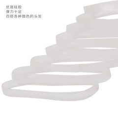 GOODY elástico transparente ideal para trenzas duraderas.
