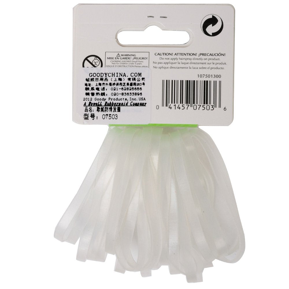 GOODY elástico transparente para coletas seguras y rápidas.