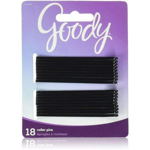 Goody horquillas negras con rodillo de 3 pulgadas, útiles para fijar peinados con discreción