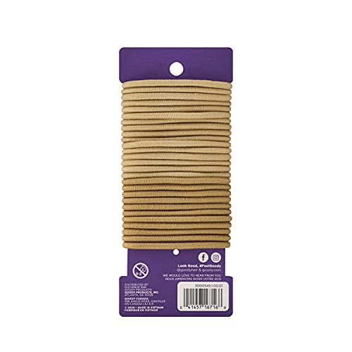 Goody Ouchless elásticos rubios ideales para recogidos diarios sin nudo