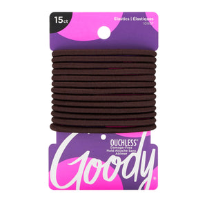Goody Ouchless elásticos coleta pelo: agarre suave para cabello grueso
