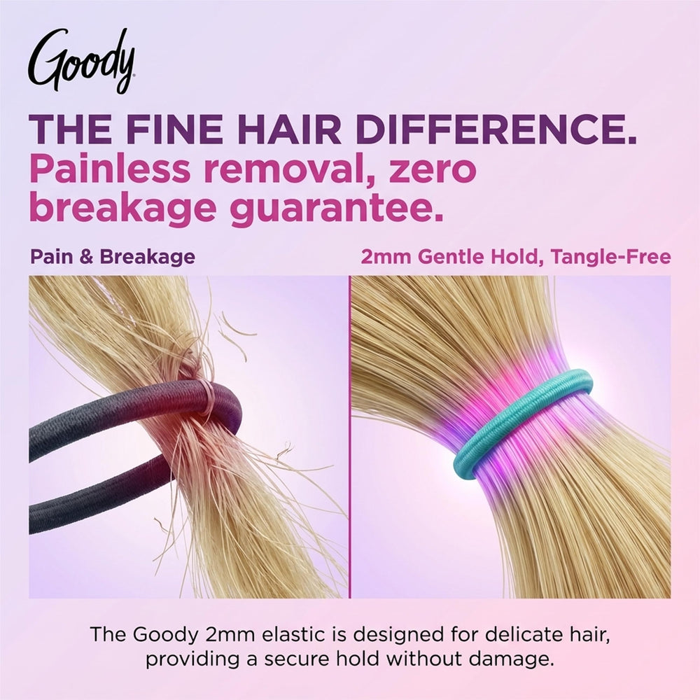 GOODY Ouchless sin metal, cierre suave y sin enganches
