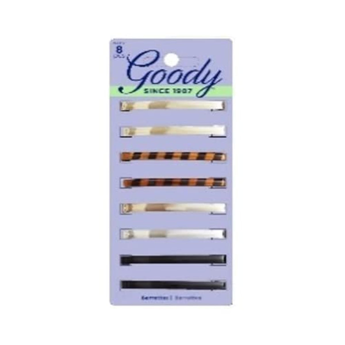 Goody pinzas clásicas, pinza de cabello en primer plano para peinar rápido
