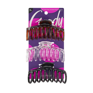 Pinzas espiral grande de Goody en color marrón para sujetar el cabello con comodidad