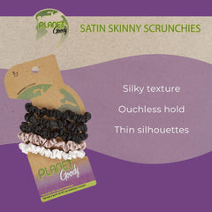 GOODY Planeta Scrunchies crema: estilo discreto con agarre suave todo el día.