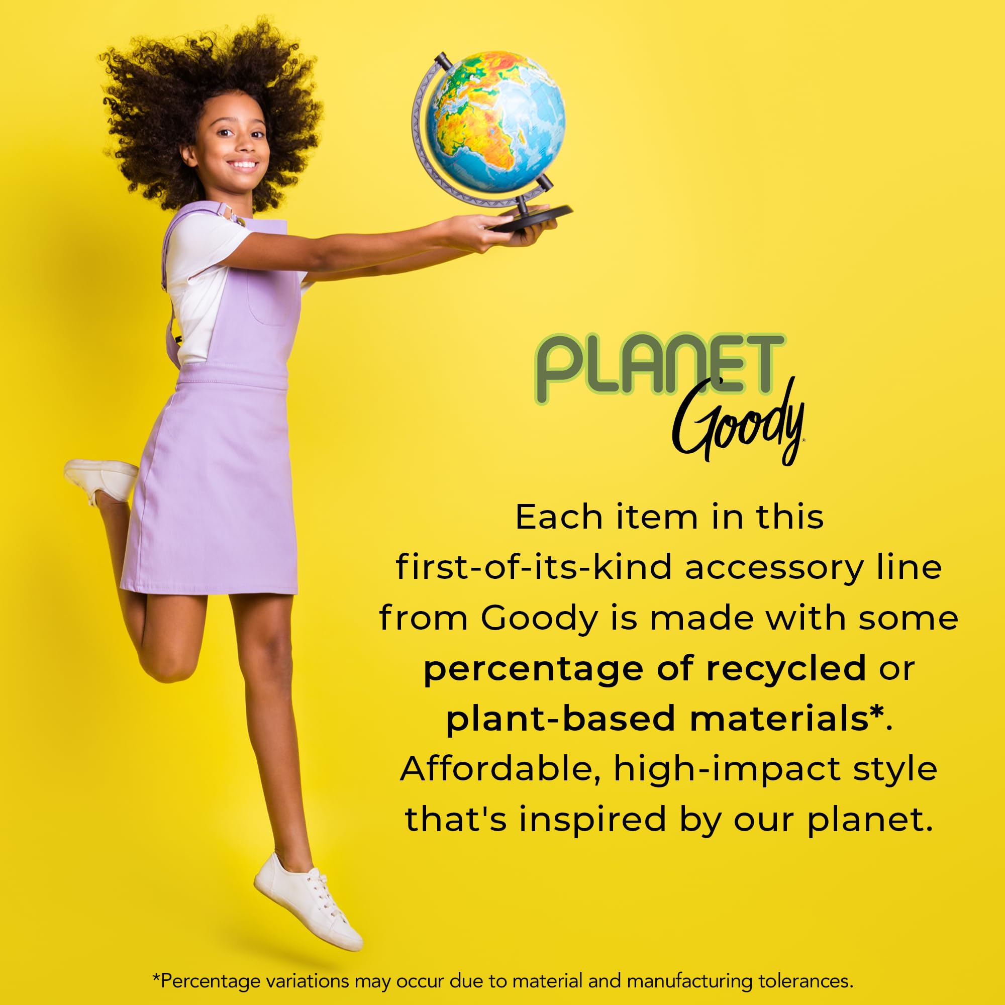 GOODY Planeta Scrunchies uso diario: perfecto para peinados rápidos sin dañar el cabello.