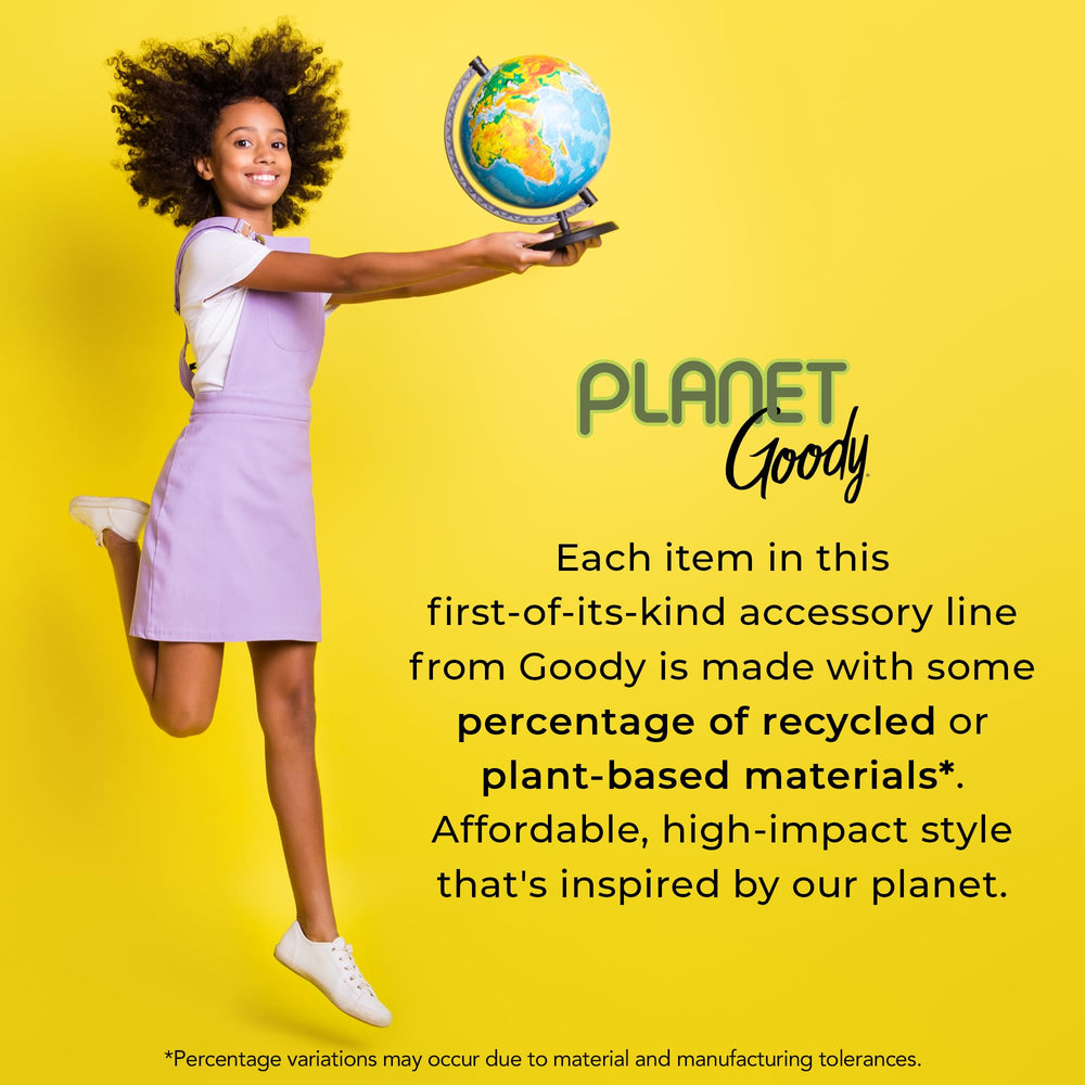 GOODY Planeta Scrunchies uso diario: perfecto para peinados rápidos sin dañar el cabello.