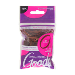 Goody polibandas sin dolor, caja de 150 marrón para peinados duraderos.