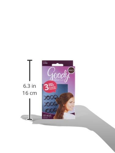 GOODY Mini Spin Pins para cabello grueso, sujeción estable