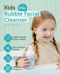 GOONGBE Kids limpiador de pH bajo en espuma suave para piel sensible.