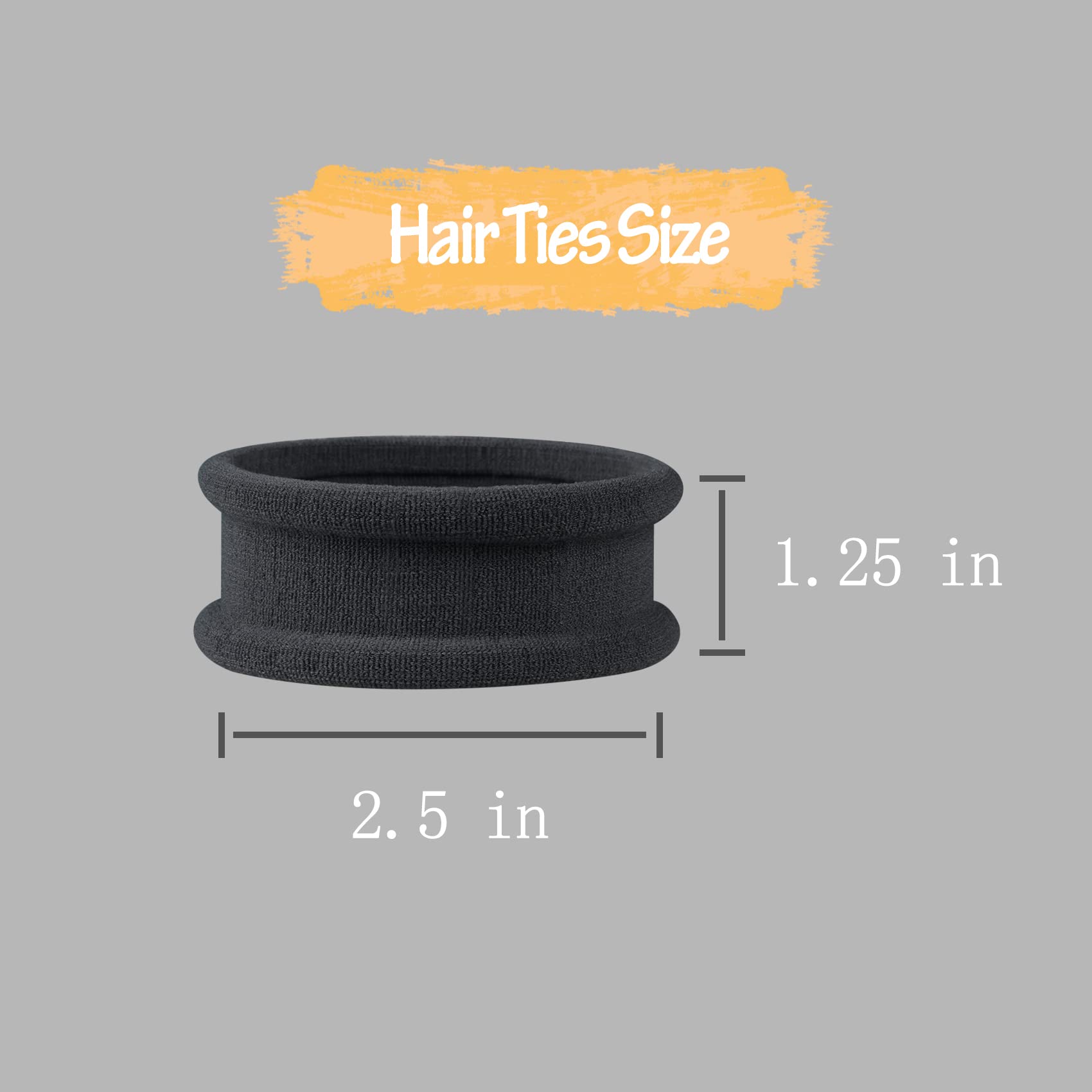 GOSICUKA sin daños al pelo, tejido cómodo para uso diario.