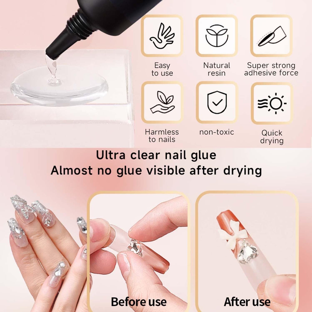 Gosojam Adhesivo para Uñas: resistente al agua para mayor durabilidad