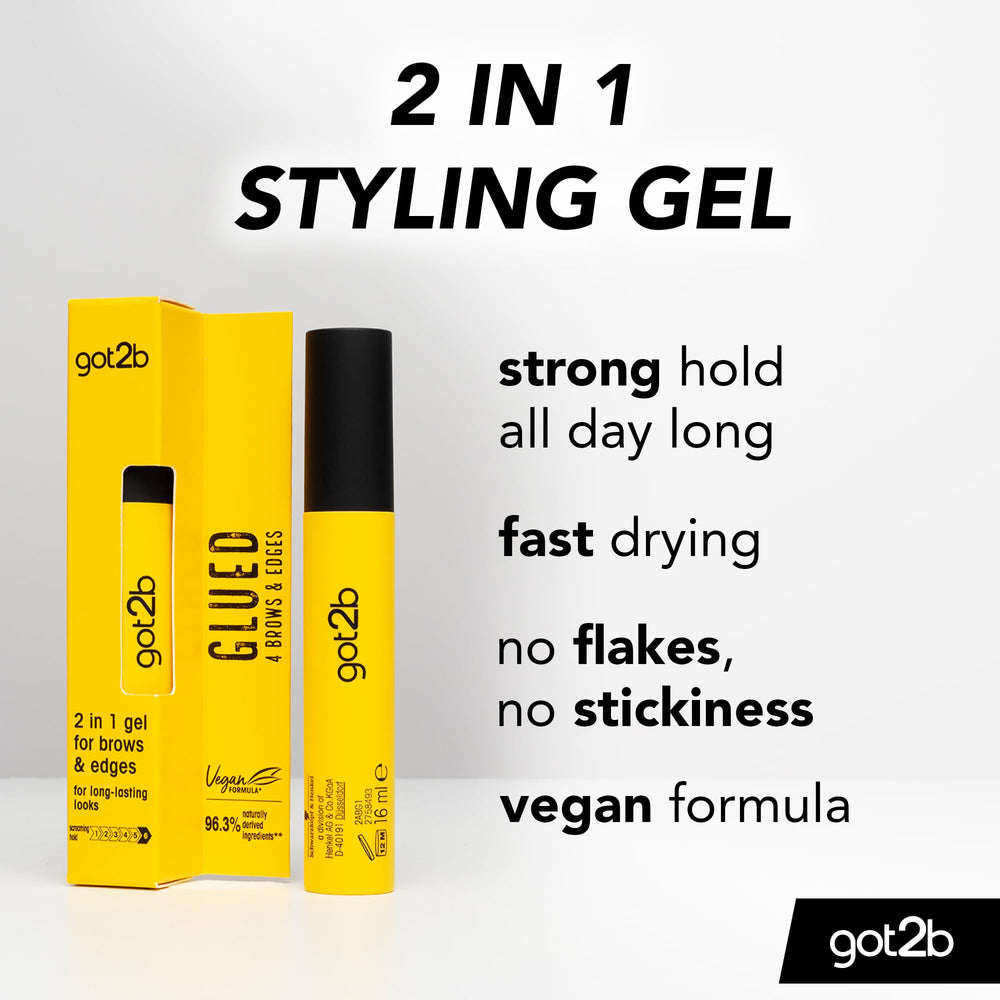 got2b Glued fijación de 72 horas para cejas y bordes.