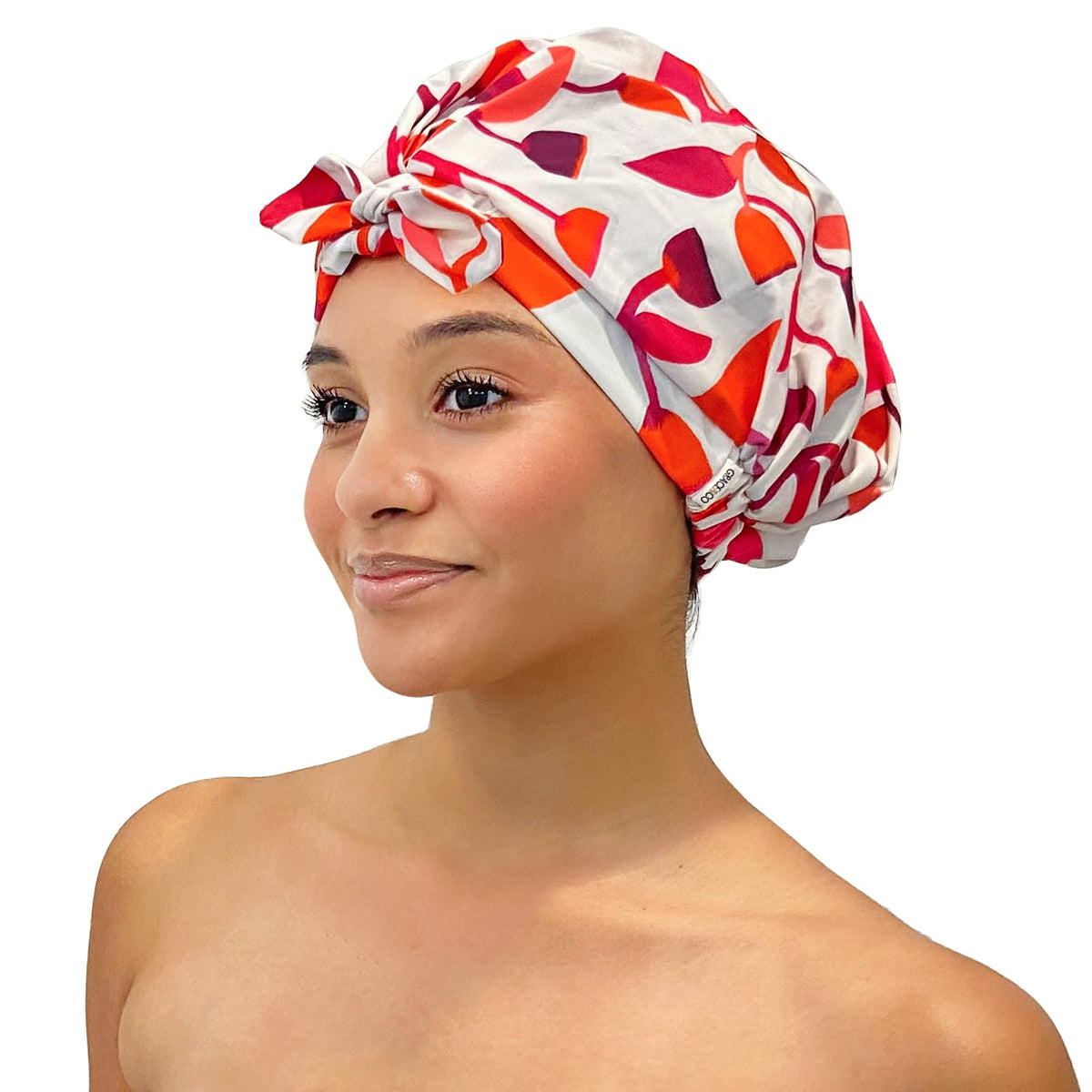 Gorro de ducha GRACE & COMPANY Cara Cara con empaque elegante, ideal como regalo.