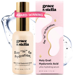 Grace & Stella serum hialuronico en bote, hidratación profunda para la piel