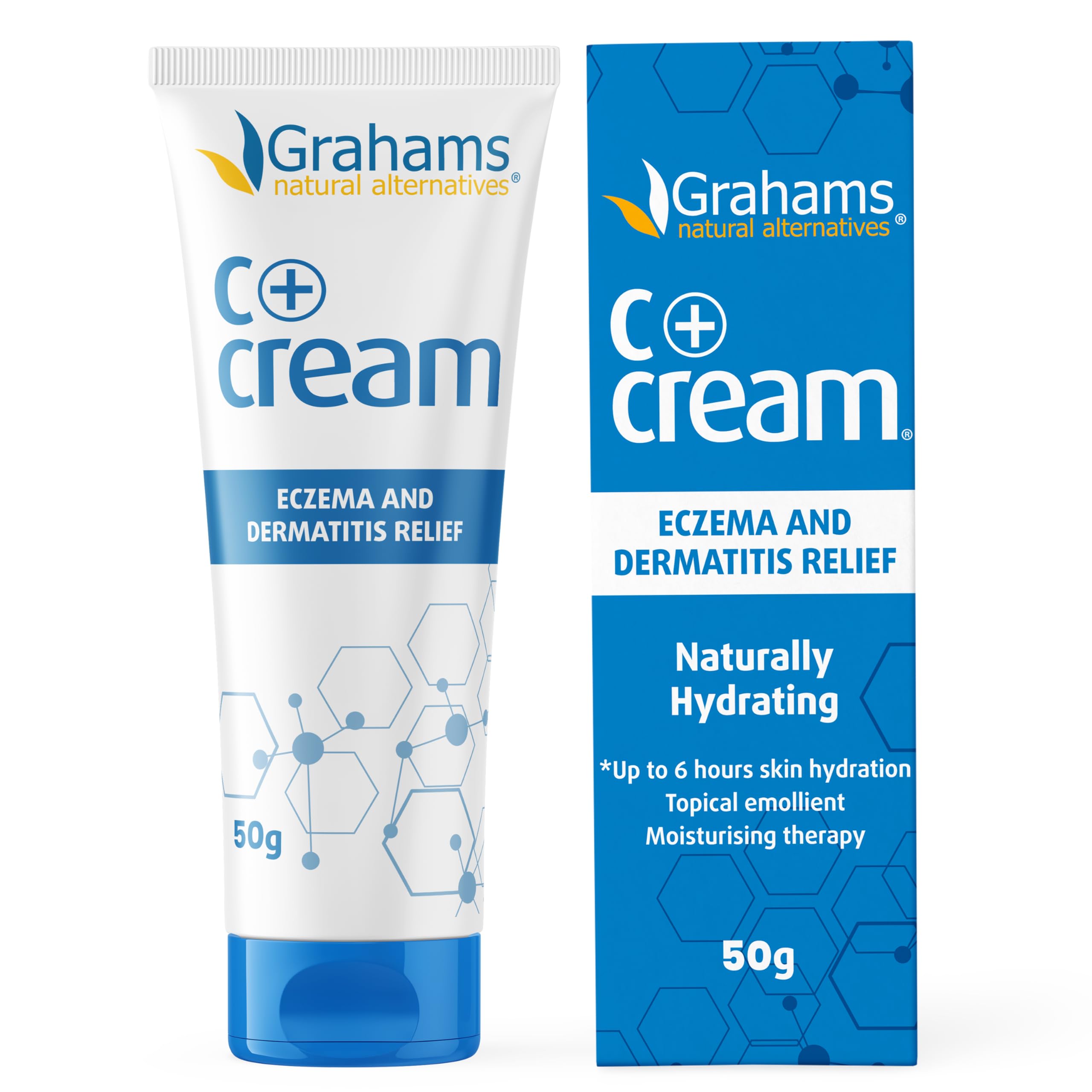 Grahams Natural C+ Crema eczema manos: alivio suave y reparación de la barrera.