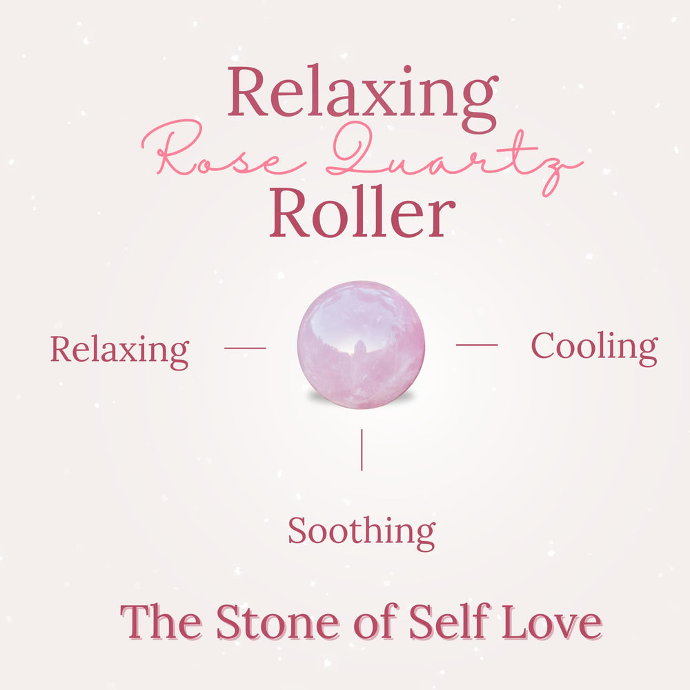 Aceite de ricino fortalece cejas y pestañas con rodillo rose quartz