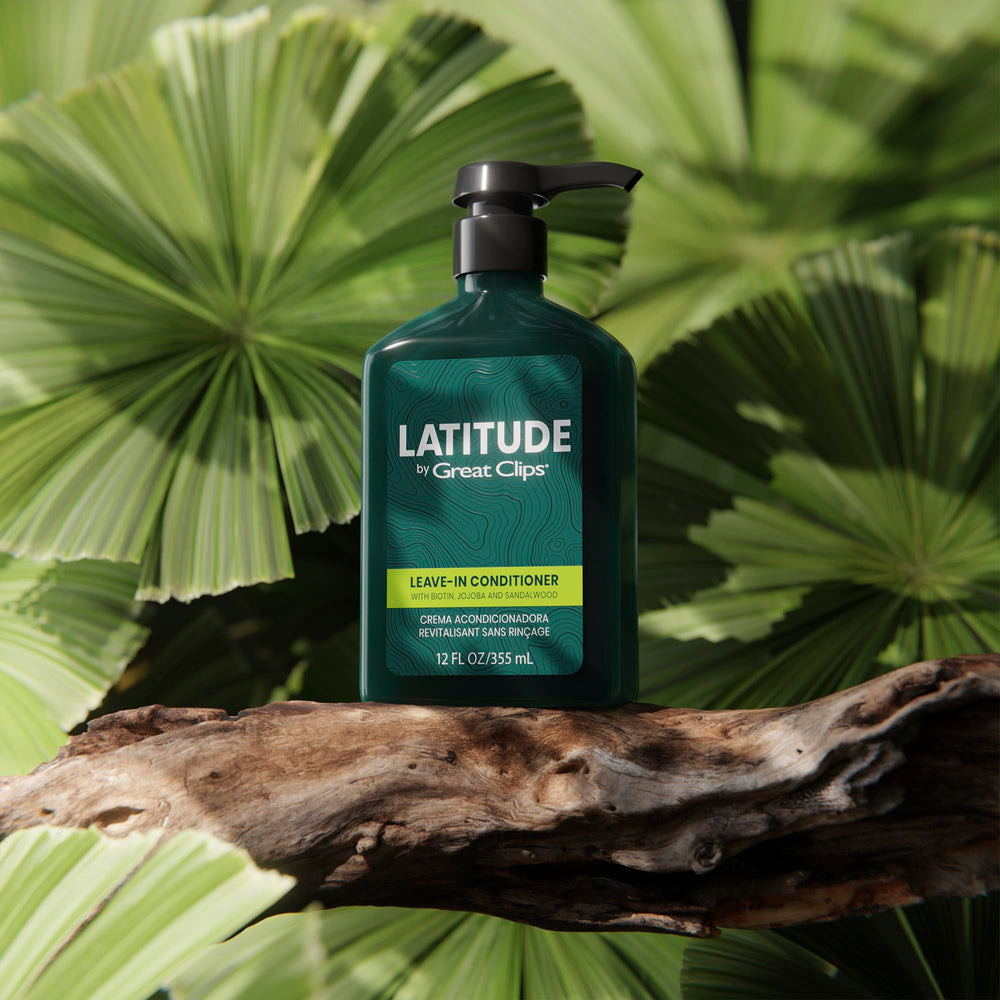 Great Clips Latitude fragancia aromática para cuidado masculino.