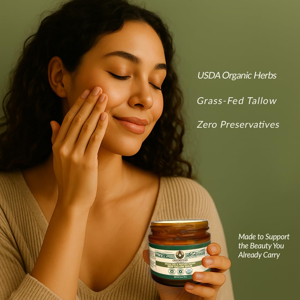 Greenstead Naturals envase de 2 oz, tamaño práctico para uso diario.