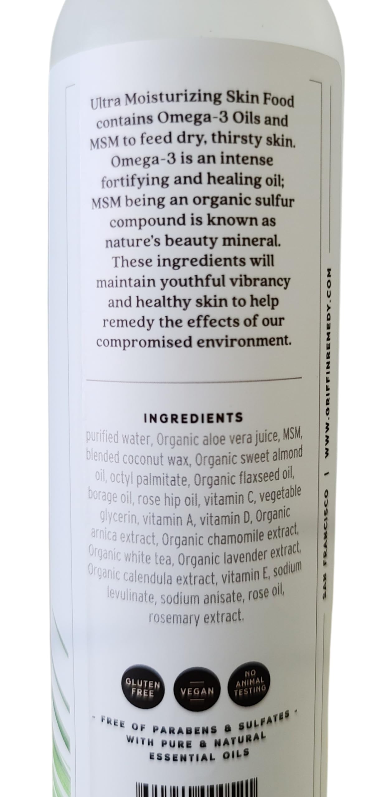 Griffin Remedy envase reciclado para cuidado diario