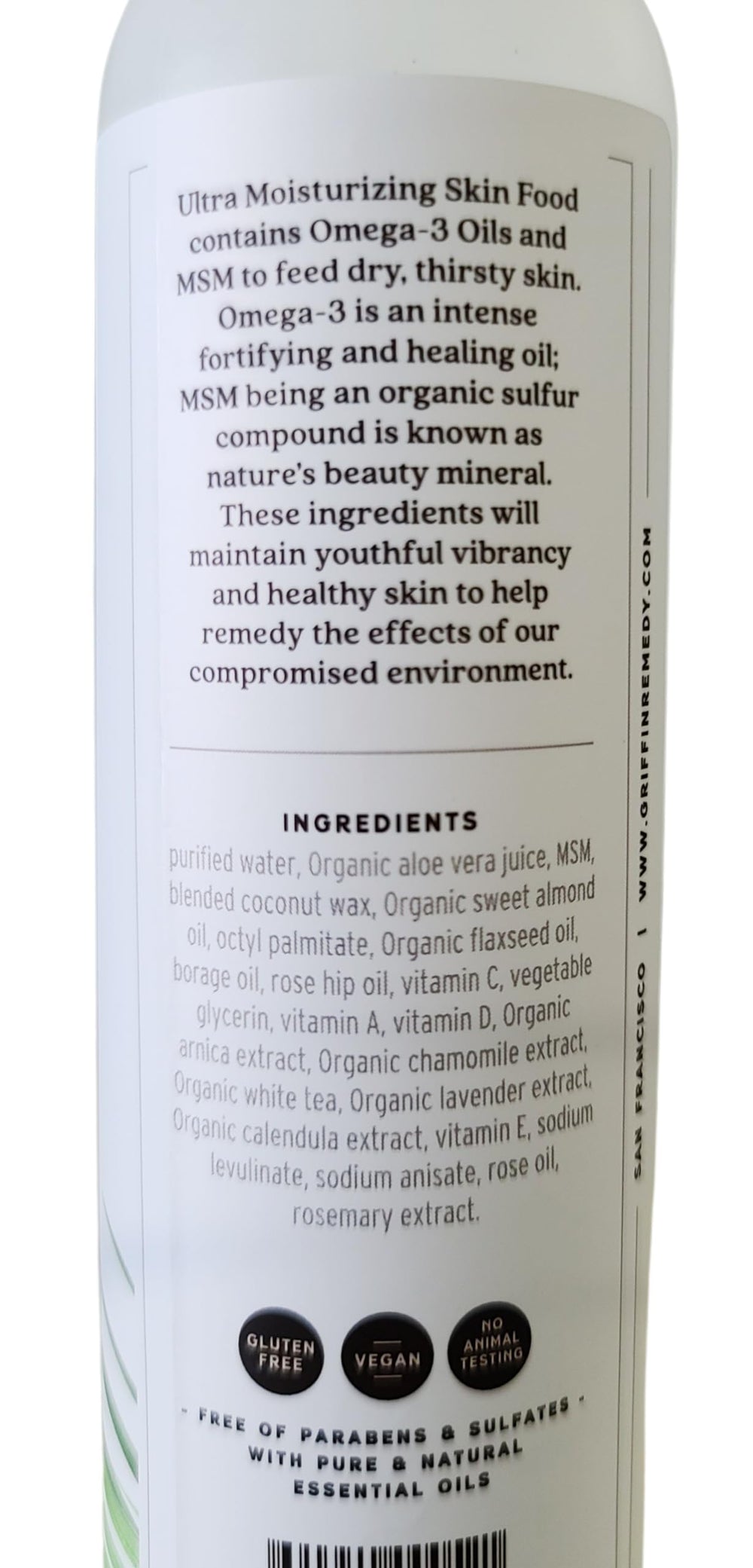 Griffin Remedy envase reciclado para cuidado diario
