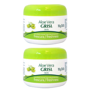 Grisi Aloe Vera: crema rostro y cuerpo en botella, hidrata y refresca.