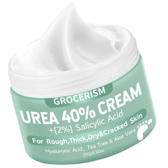 Grocerism crema de urea 40% para pies, aplicación suave y suaviza callos
