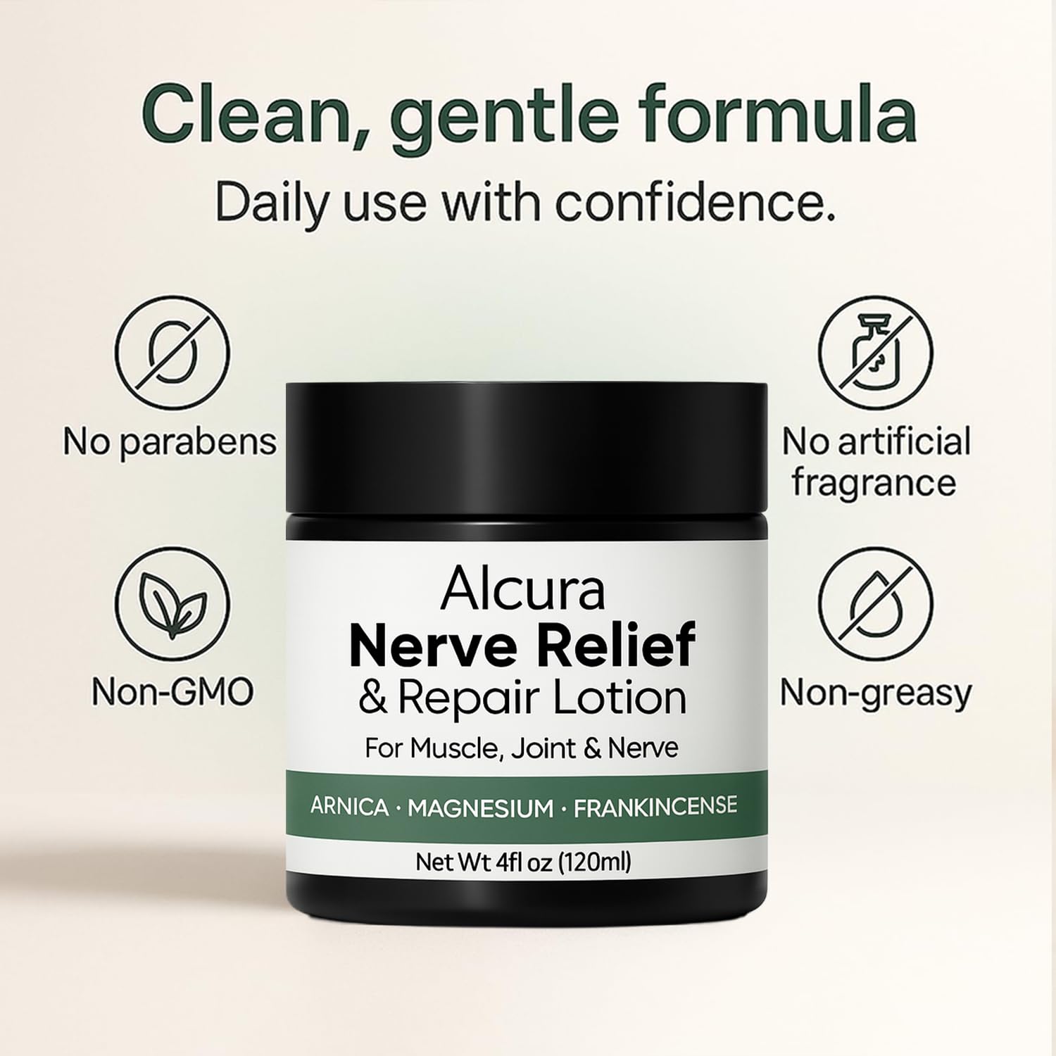 GROHESE Alcura Nerve Cream para zonas cansadas de cuerpo