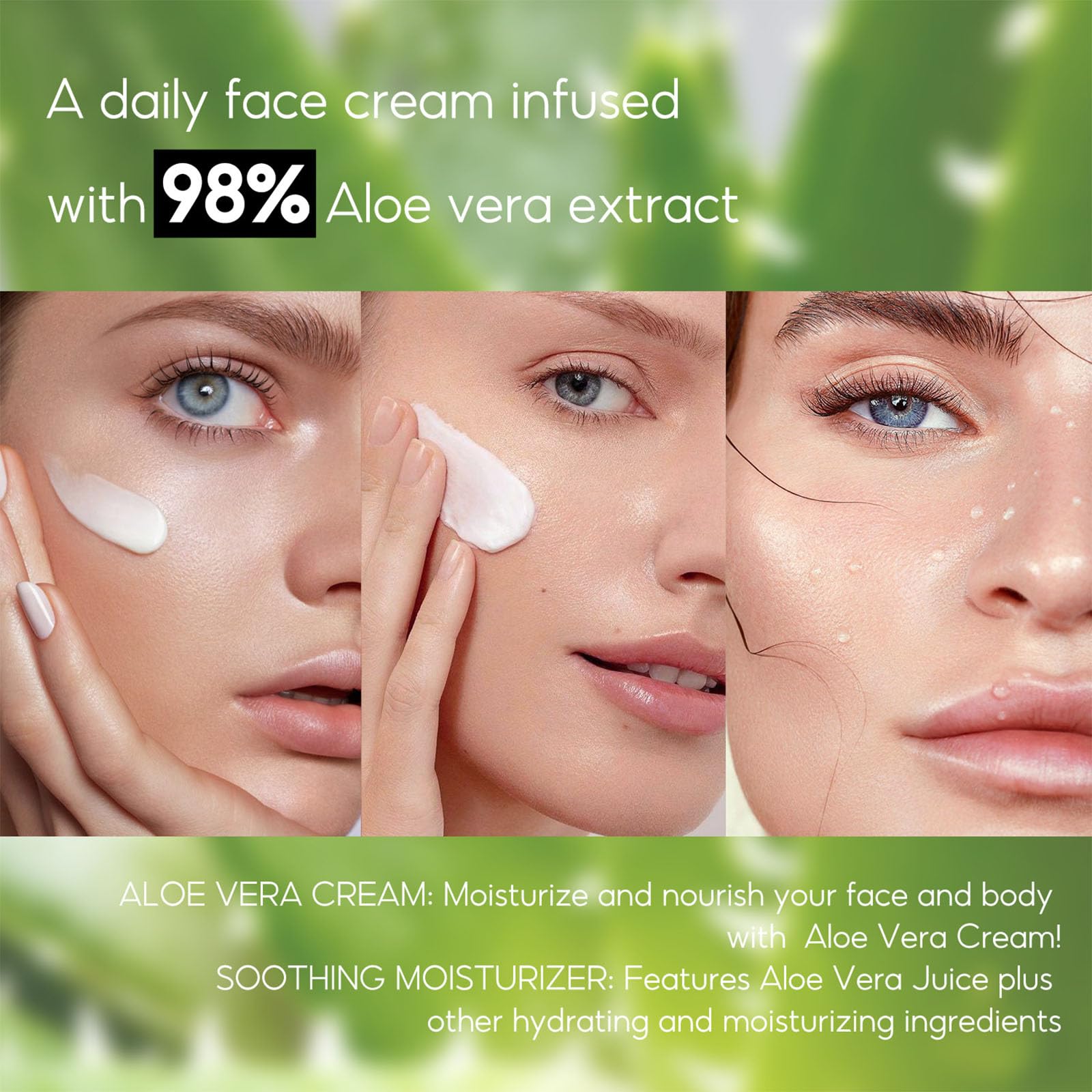 Protección suave de Grospe Aloe Vera contra irritación y sequedad diaria